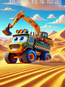 趣味工程车动画
